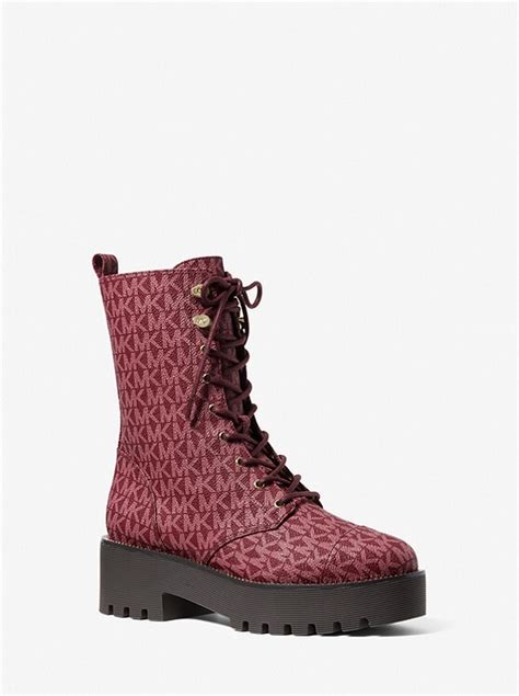 michael kors bryce boot|Michael Michael Kors Women's Bryce Logo Lace.